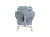 Kids Ride-On Rocking Horse Toy with Lullaby Song,Elephant Rocking Toy with Hand Puppets and Safety 31927882