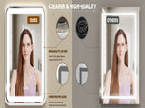 Bathroom Vanity Mirror with Light for Wall Smart LED 3628 Frame Makeup Mirror for Over Sink T3177P284024