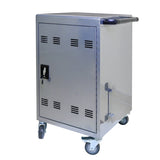 Mobile Charging Cart and Cabinet for Tablets Laptops 35-Device -Silver W1102P207222