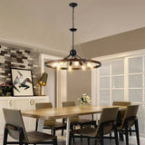 (Same as W1340111208/L1012) 8-Light Retro Farmhouse Chandelier For Kitchen, Living room, Dining room W1340P206642