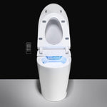 ZUN Smart Toilet, Auto Flush, Heated Integrated Advance Bidet and Soft Closing Seat, Massage Washing, W1667138485