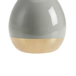 ZUN 2-Tone Ceramic Table Lamp Set of 2 Sage Green/Gold See below B035P148231