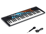 49 Keys Kids Electronic Keyboard with Microphone, 8 Tones & Rhythms Educational Music Toy for Age 3 24744698
