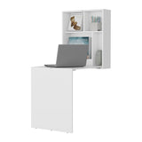 Aguila Wall-Mounted Drop-Leaf Table, White B128P263713