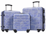 Hardshell Luggage Sets 3 pcs Spinner Suitcase with TSA Lock Lightweight-20"24"28" Luggages N732P306618C