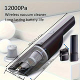 Wireless Silver Car vacuum cleaner wireless car with strong suction handheld vacuum cleaner small 32367169