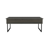 ZUN Suffolk Rectangle Lift Top Coffee Table Carbon Espresso B06280091