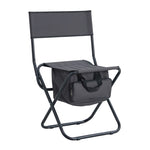 ZUN 2-piece Folding Outdoor Chair with Storage Bag, Portable Chair for indoor, Outdoor Camping, Picnics 02686064