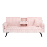 Minimalist style, straight-line corduroy sofa suitable for sitting and lying in the living room and W1658P251971