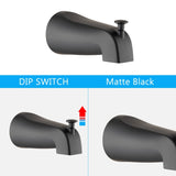 Shower System with Tub Spout Rain Shower Tub Set, High Pressure Dual 2 in 1 Shower Combo Faucet with W121946398