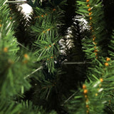 Pre-lit Christmas Tree 7.5ft Artificial Hinged Xmas Tree with 400 Pre-strung Led Lights Foldable W49819945