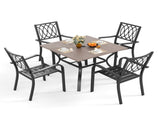 Chair 2 - Heavy-Duty Metal Chair 350LB Capacity, Ergonomic Breathable Patio Chair - 30 Min Assembly, 88304670
