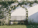 Arc Roof Double Layer With Chair Iron Arch Courtyard Black 53368392