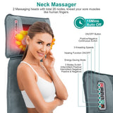 Full Body Massage Mat with Neck Kneading Massager - 10 Targeted Points 3-Level Lumbar Heating, 9 31447931
