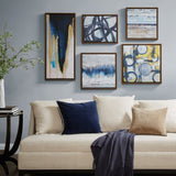 Abstract 5-piece Gallery Framed Canvas Wall Art Set B03598825