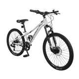 ZUN Mountain Bike for Girls and Boys Mountain 24 inch 7-Speed bike 63796150