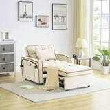 1 versatile foldable sofa bed in 3 lengths, modern sofa sofa sofa velvet pull-out bed, adjustable W2564P168267