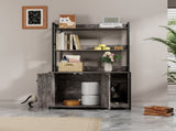 Large Cat Litter Box Enclosure Shelf Storage, Hidden Cat Washroom Furniture, Wooden Cat House W578P303859