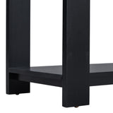 U_STYLE Distinctive Features of a Minimalist Console Table with Bottom Shelf and Four Legs, Suitable N711P173084B