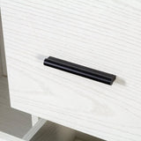 Bookshelf and Bookcase with Pegboard and Drawer, 9 Cubby Display Book Shelves, Modern Wide Wood W331P295438