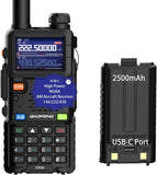 BAOFENG UV-5RH 10w GMRS Ham Radio with Long Range Walkie Talkies, Multifunctional Use, USB-C 12312304