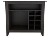 DEPOT E-SHOP Mojito Bar Cabinet, One Open Drawer, One Open Shelf, Black B097133096