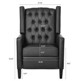 ZUN 27.16" Wide Manual Wing Chair Recliner W68090130