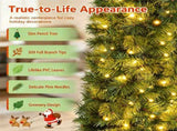 5FT Narrow Pencil Artificial Christmas Tree , Pre-Lit Warm White LEDs, Flame-Retardant PVC, Easy 06276303
