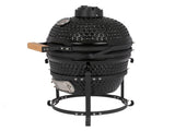 13in Round Ceramic Charcoal Grill Black 06062545