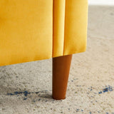 Multifunctional Storage Rectangular Sofa Stool- Yellow 03462302
