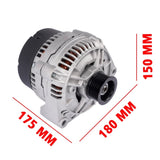 Alternator 115A 12V Fits for Mercedes-Benz C280 E320 CLK320 G500 ML320 1998-2002 13819N A0101548102 00810407
