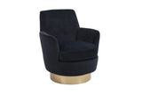 Velvet Swivel Barrel Chair, Swivel Accent Chairs Armchair for Living Room, Reading Chairs for W1361116870
