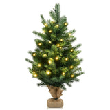 ZUN 24 Inch Christmas Tree with LED Lights 42717521