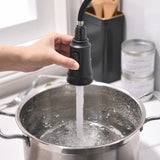 Kitchen Faucet with Pull Out Sprayer Black Stainless Steel Single Handle Kitchen Sink Faucets W1932130232
