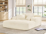 Living Room Compressed Chaise Lounge Foam Sofa bed, Fluffy Corduroy Upholstered Cloud Couch with W1413P316759
