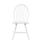 ZUN White Finish Side Chairs Set of 2, Farmhouse Style Wooden Furniture Casual Dining Kitchen B011P239557