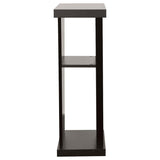 Cappuccino 2-Shelf Console Table B062P153906