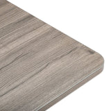 Grey Oak P2 15MM Particle Board with Melamine Coating Adjustable Computer Desk with 3 USB 2 AC 02657888