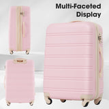 Hardshell Luggage Sets 2Pcs Bag Spinner Suitcase with TSA Lock Lightweight 20" 24" PP309433AAU