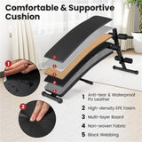 ZUN Sit-up bench exercise equipment 42703661