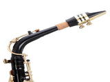 Alto Saxophone E-Flat Alto SAX Eb with 11reeds, case,carekit, Black Color 54900076