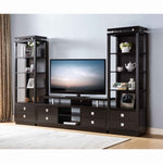 ZUN 66" TV Stand with Four Drawers, Two Center Storage Shelves in Red Cocoa B107130792