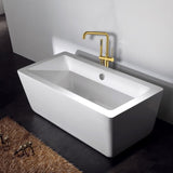 Freestanding Bathtub Faucet with Hand Shower W1533123569