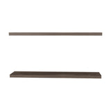 Greer Floating Shelf in Melamine x2,Cognac B128P237169