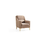 Luna Modern Style Chair in Copper B009138503