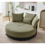 52.75'' Oversized Round Swivel Chair,360&deg Swivel Chair, Couples W1628P218358