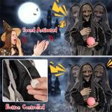 6 feet of Halloween decorations for witches with orbs 83307791