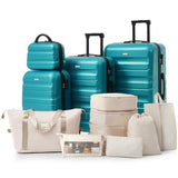 Hardshell ABS Luggage Set - Lightweight & Durable Suitcases with Dual Spinner Wheels, Carry-On & N730P262653D