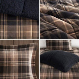 King Plush to Sherpa Down Alternative Comforter Set B035100506