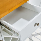 Bar cabinet Console Table with 2-Door Cabinet & 1 Drawers, Coffee Bar, Wine rack,Entryway Table with W3417P316958